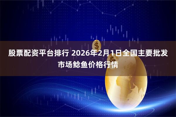 股票配资平台排行 2026年2月1日全国主要批发市场鲶鱼价格行情